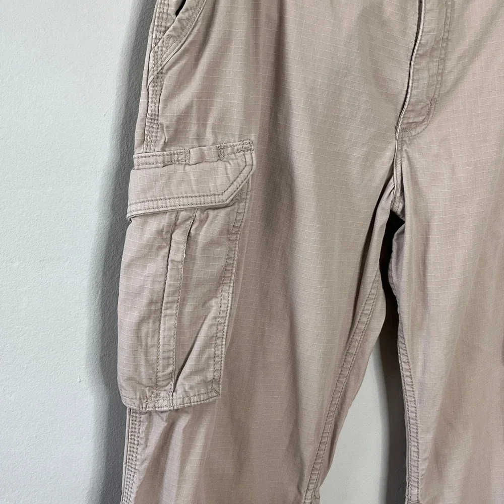 Carhartt Relaxed Fit Beige Canvas Cargo Pants Mens 38 Beige Work Utility Outdoor